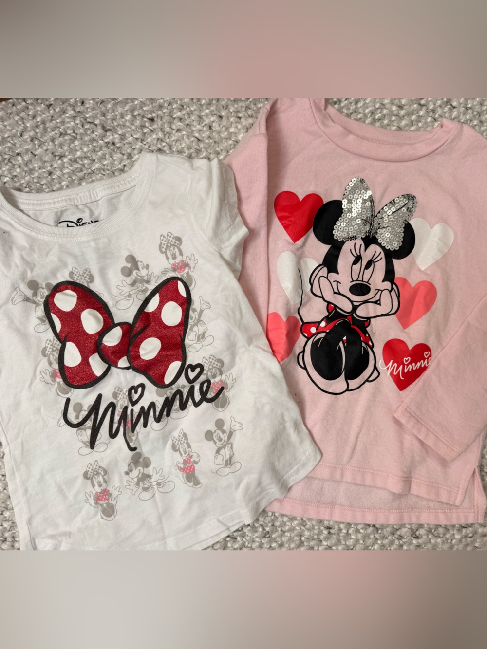 Disney Girls Minnie Mouse Tee bundle